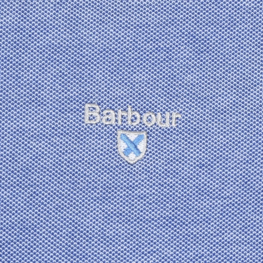 Alternative Image for ProductBarbour Sports Polo T Shirt Blue3